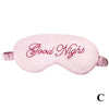 Cute Silk Fabric Sleeping Eye Mask